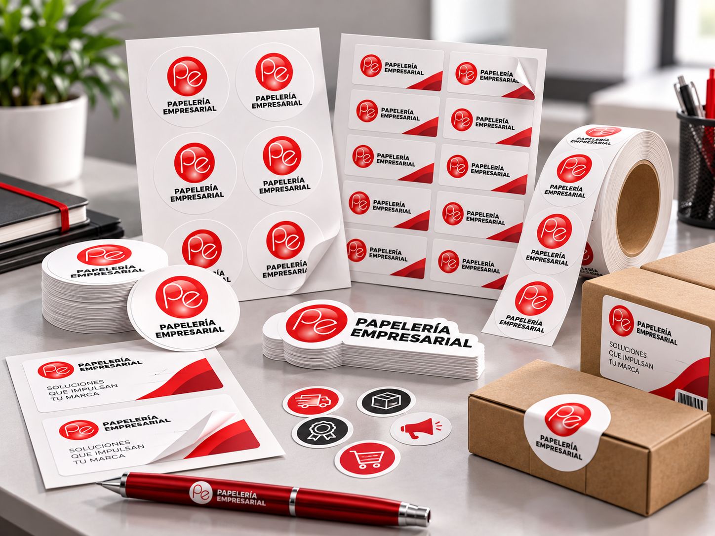 Adhesivos y stickers personalizados